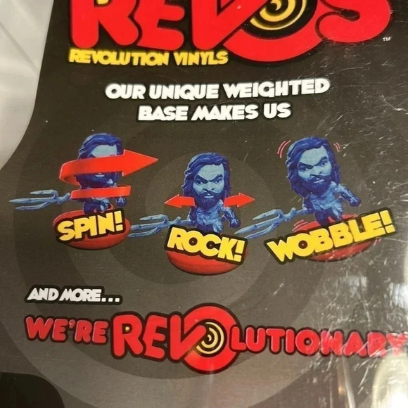 NWT REVOS AQUAMAN REVOS SHAZAM revolution prefer selling as a  pair . Weighted - Picture 9 of 10